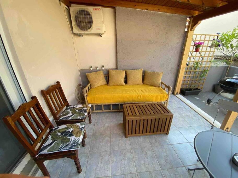 New! Flower Patio House 2 Bdr - Bbq - Wash Machine Lávrion Екстериор снимка